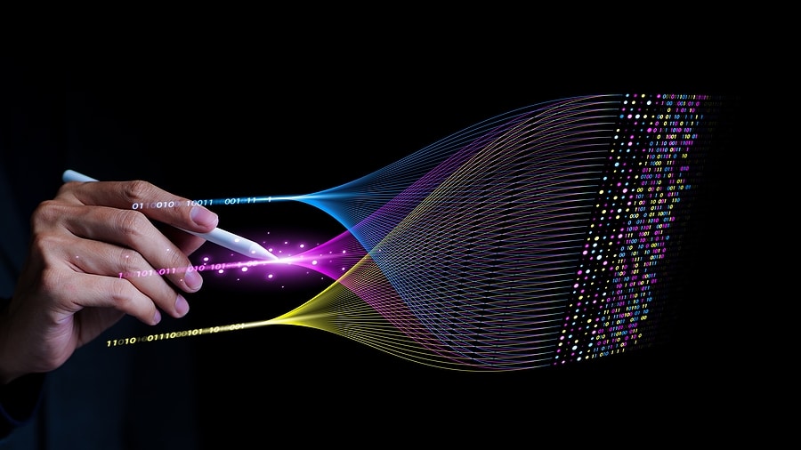 AI extracting data from multiple sources.